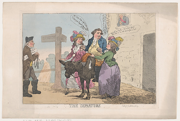 Thomas Rowlandson, The Departure