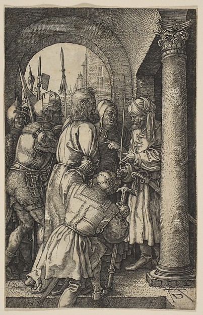 Albrecht Dürer, Christ before Pilate, from "The Passion"