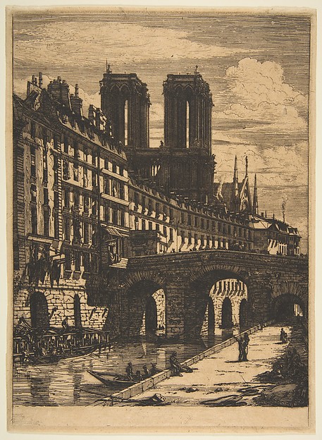 Charles Meryon, The Petit Pont, Paris
