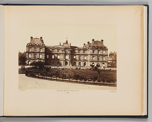 Edouard Baldus, Le Luxembourg (côté du jardin)