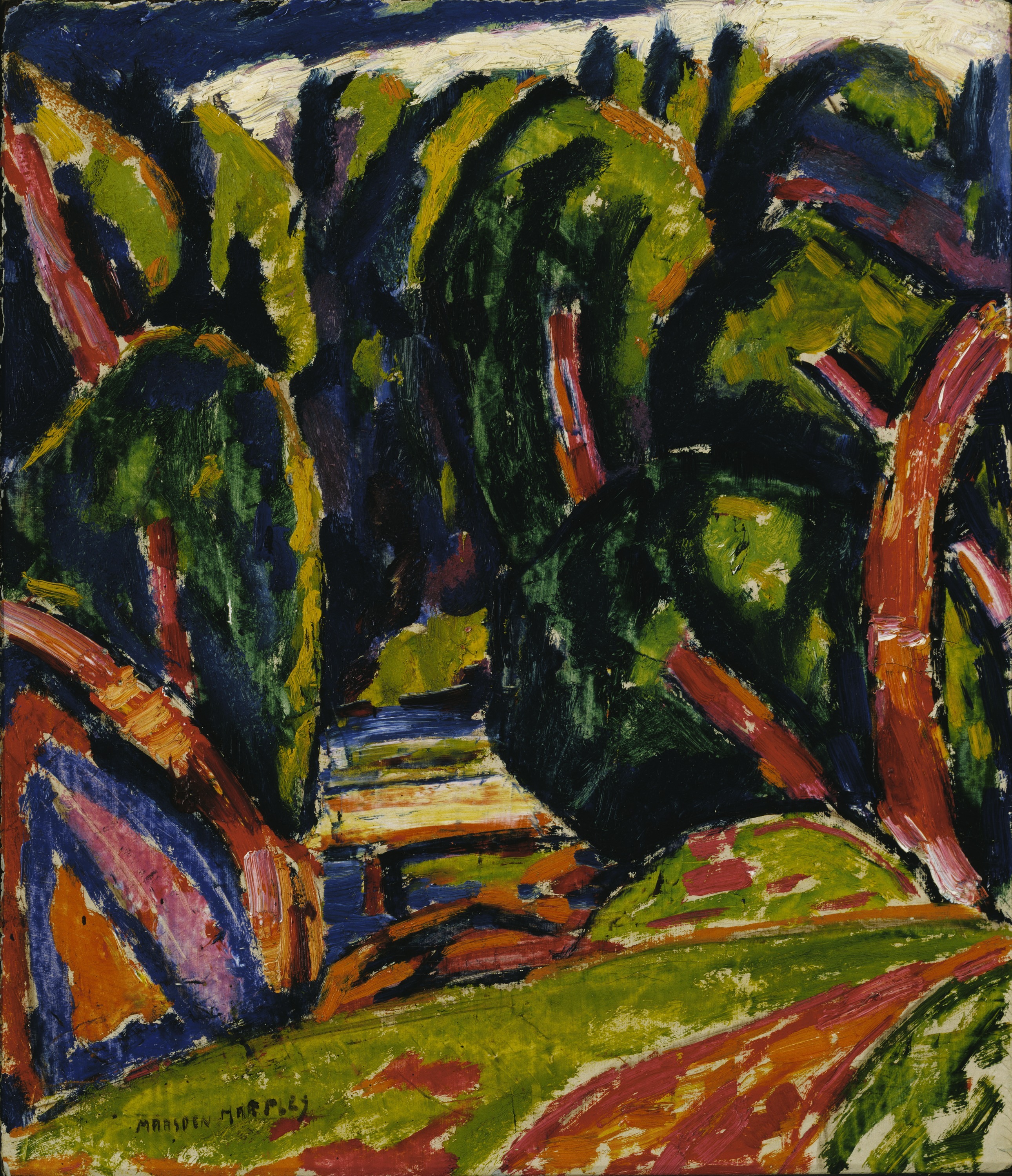 Marsden Hartley, Red Tree
