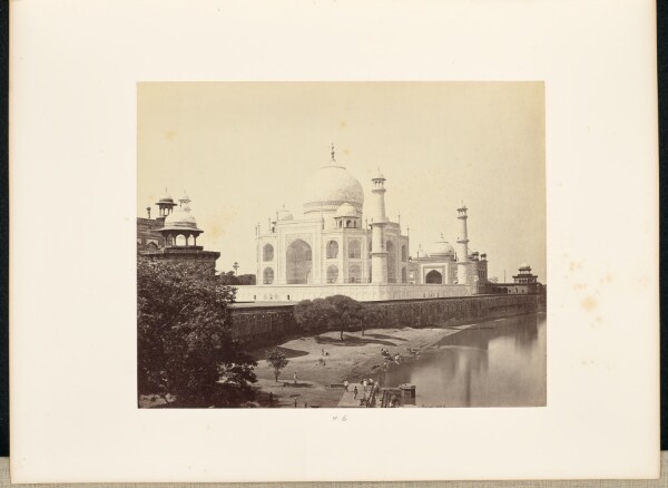 Samuel Bourne, Agra; The Taj, from the River