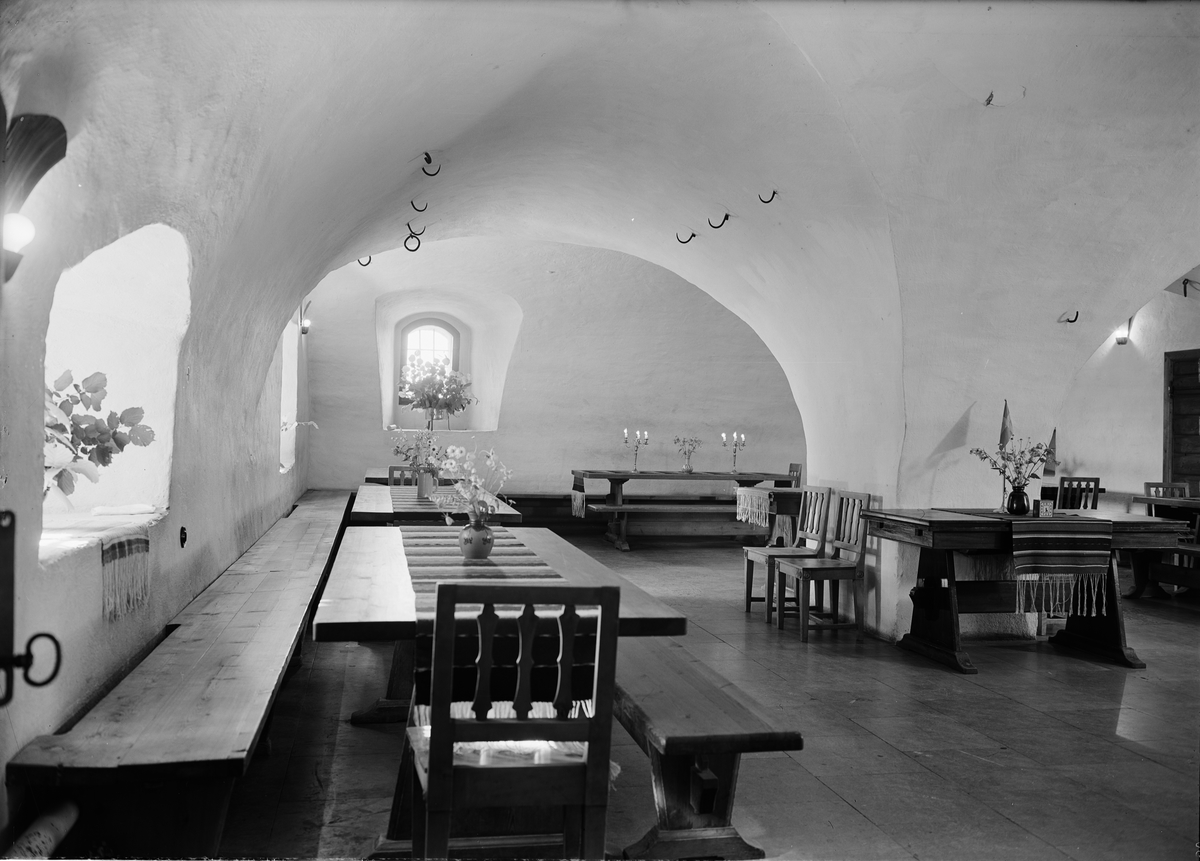 Paul Sandberg, The basement floor, Wiks Castle, Balingsta parish, Uppland August 1944