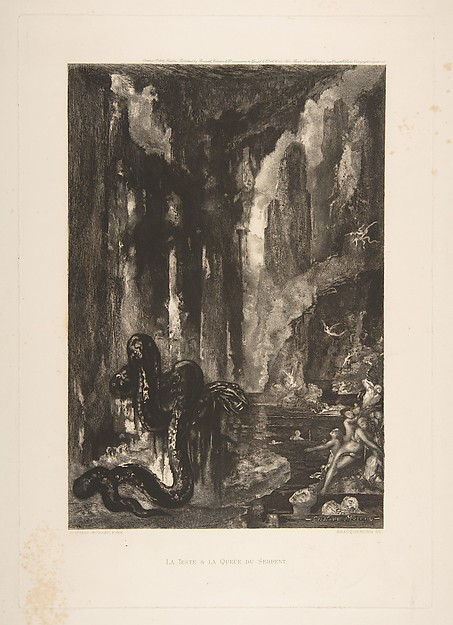 Félix Bracquemond, La Tête et la queue du serpent