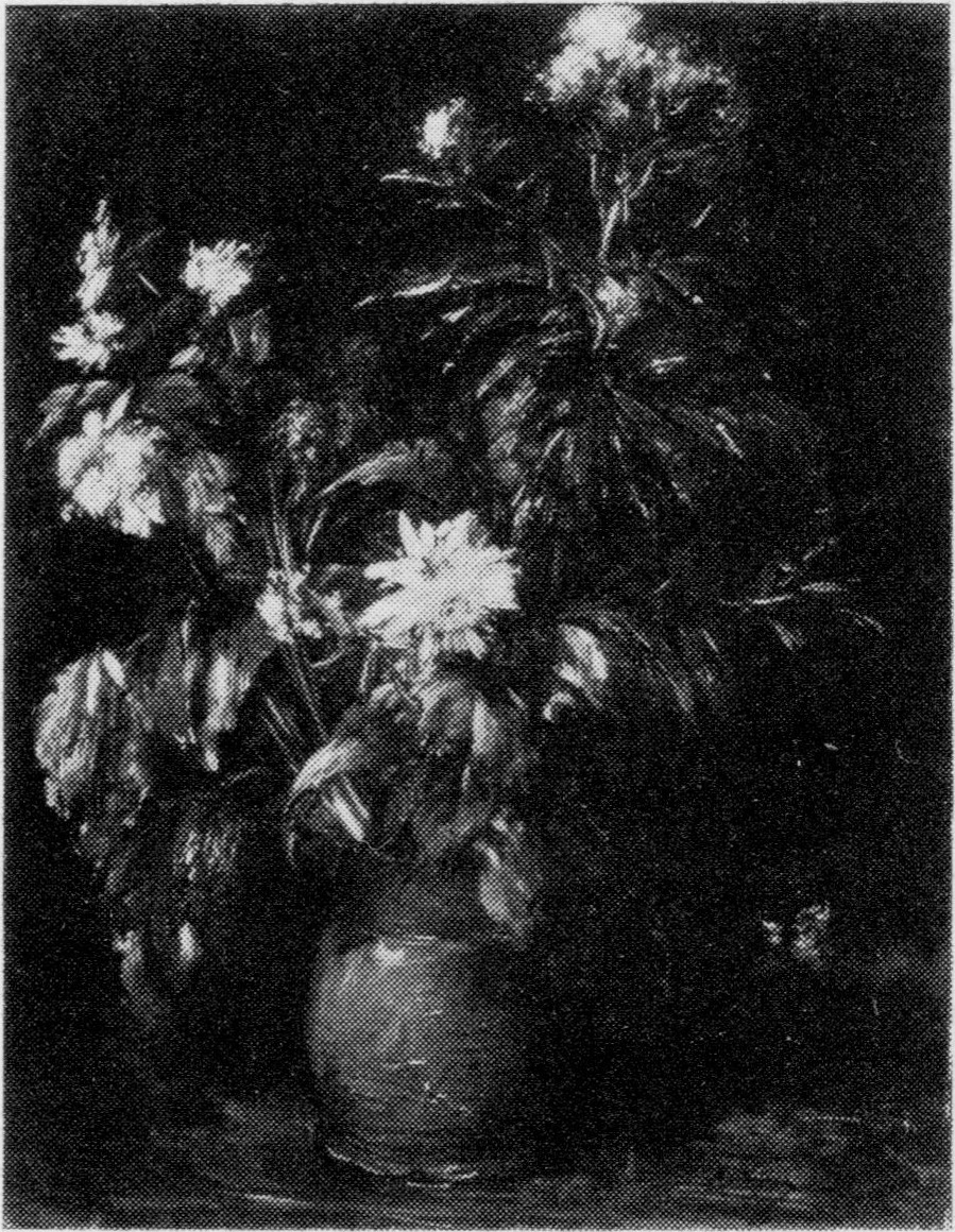 Antoine Vollon, Bloemen in een rood aarden pot