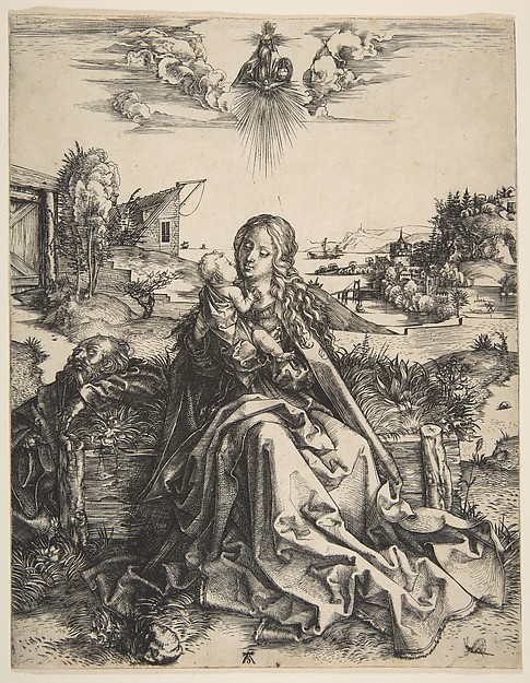 Albrecht Dürer, Holy Family with a Dragonfly