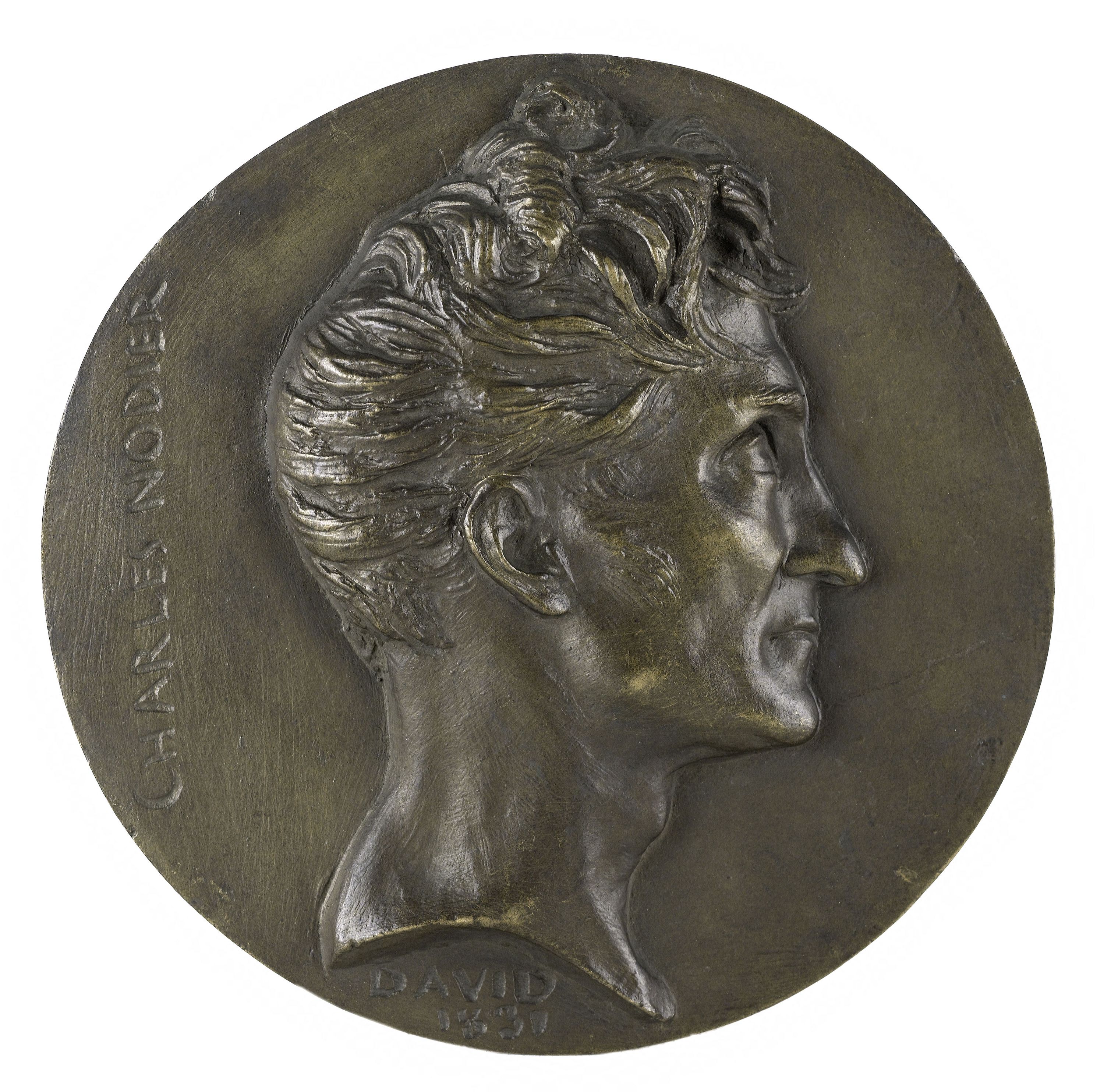 David d'Angers, Portrait de Charles Nodier (1780-1844), écrivain