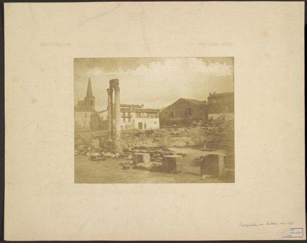 Édouard Baldus, [Ruins of a Roman Theatre]