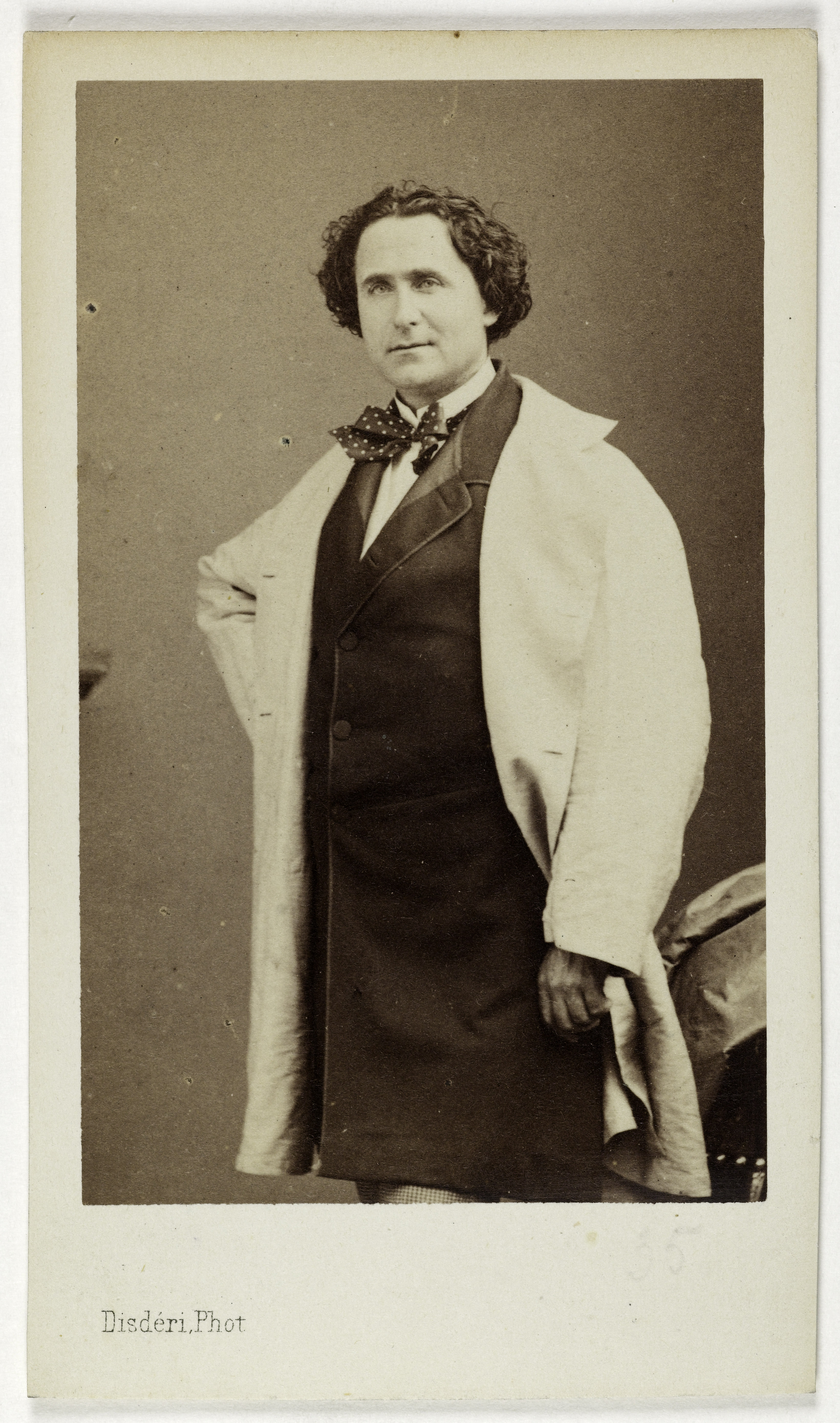 André-Adolphe-Eugène Disdéri, Portrait d'Henri Thomas Lafontaine (1826-1898), (acteur)