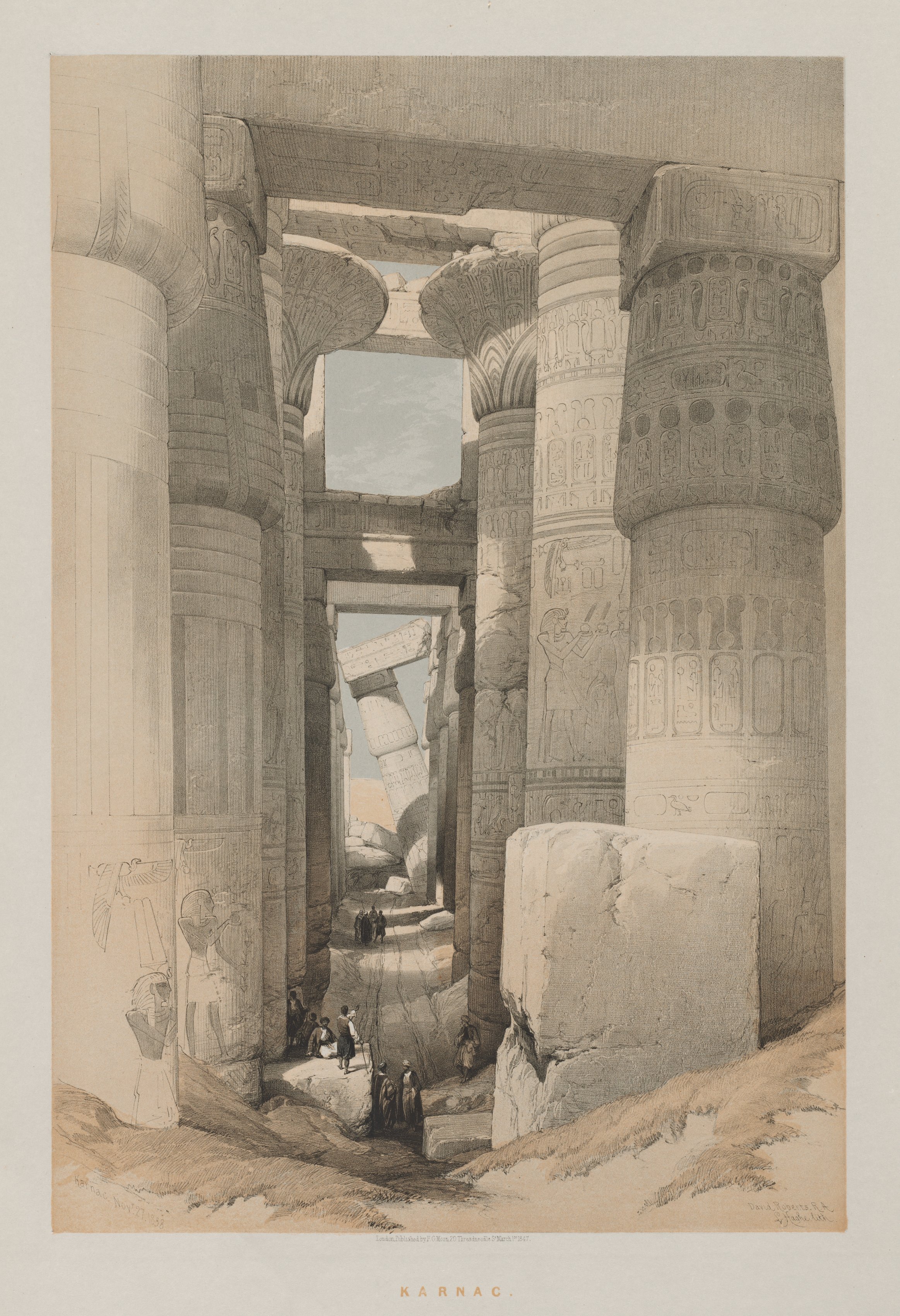 Louis Haghe, Egypt and Nubia, Volume II: Karnak