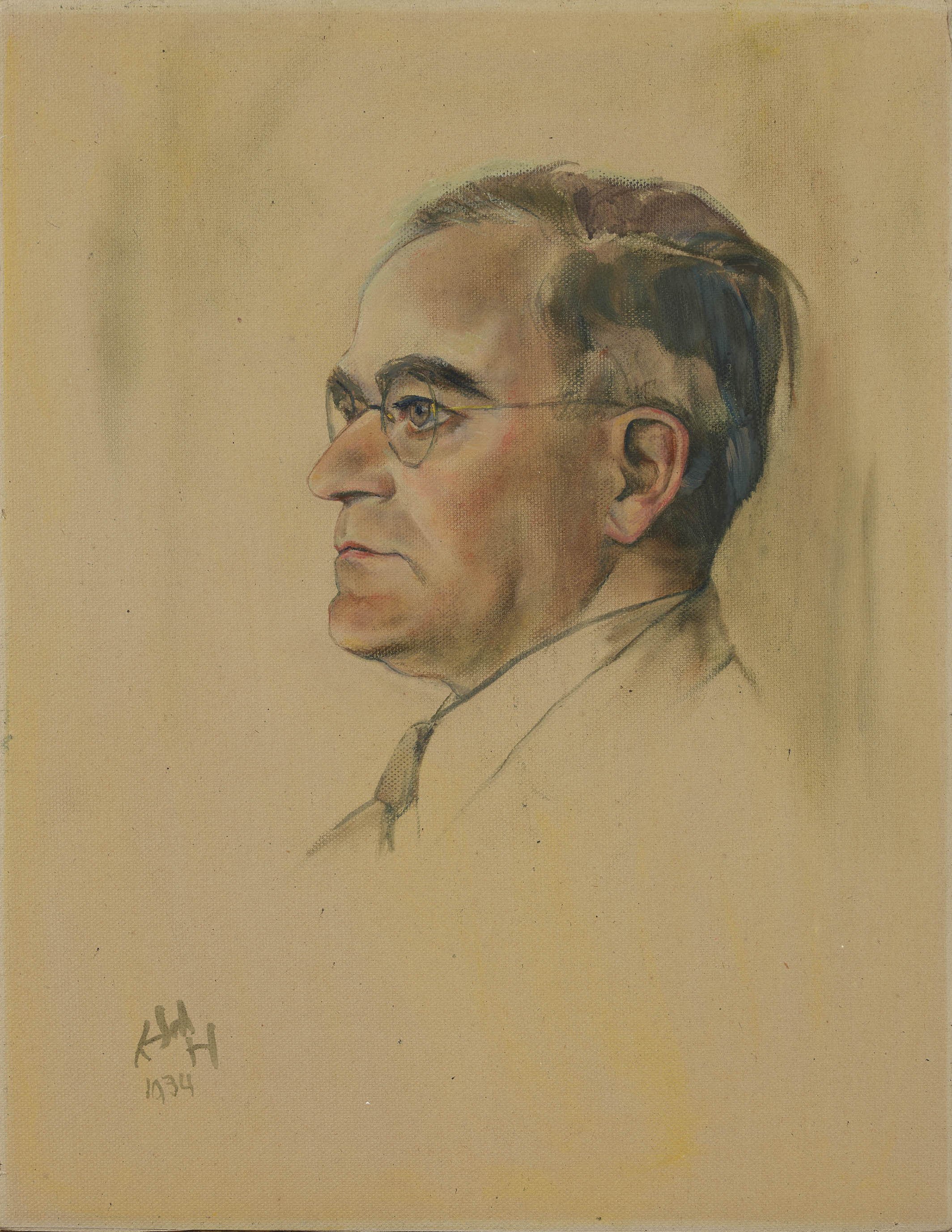 Käte Schaller-Härlin, Bildnis Prof. Dr. Hermann Hefele