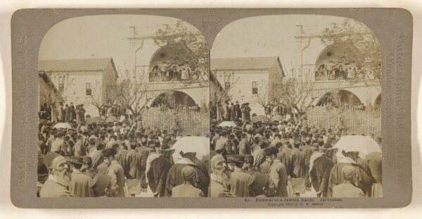 Carleton H. Graves, Funeral of a Jewish Rabbi. Jerusalem.