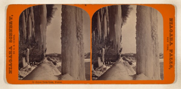 George E. Curtis, Below Table Rock, Winter. [Niagara Falls, New York]