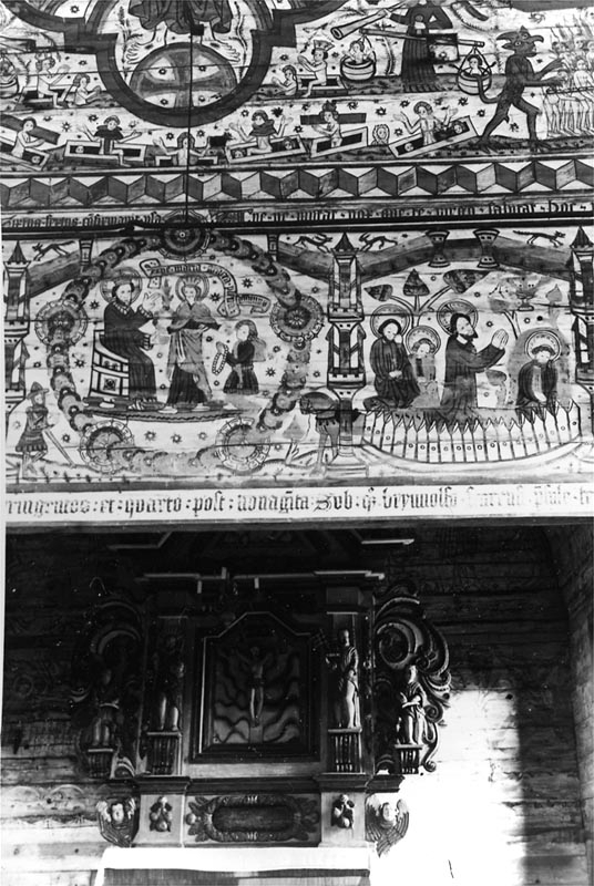 Eric von Rosen, Interior of Råda Church, Altar Cabinet. Heat Country