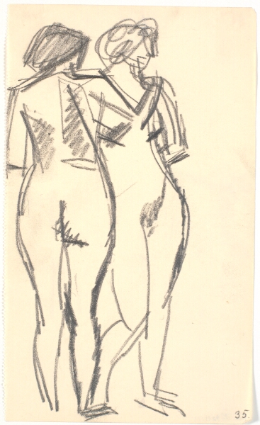 Karl Isakson, To stående modeller