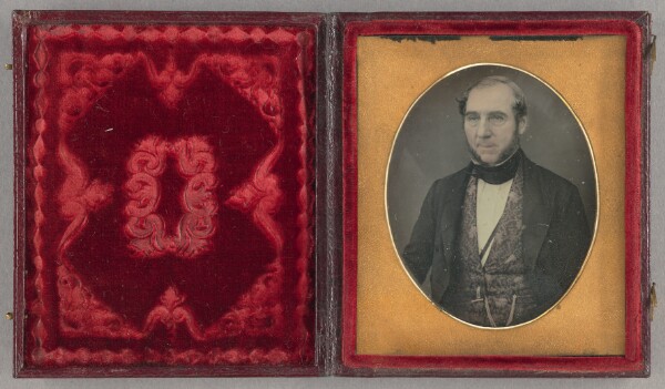 Unknown, [Portrait of a Middle-aged Man with Muttonchop Whiskers]