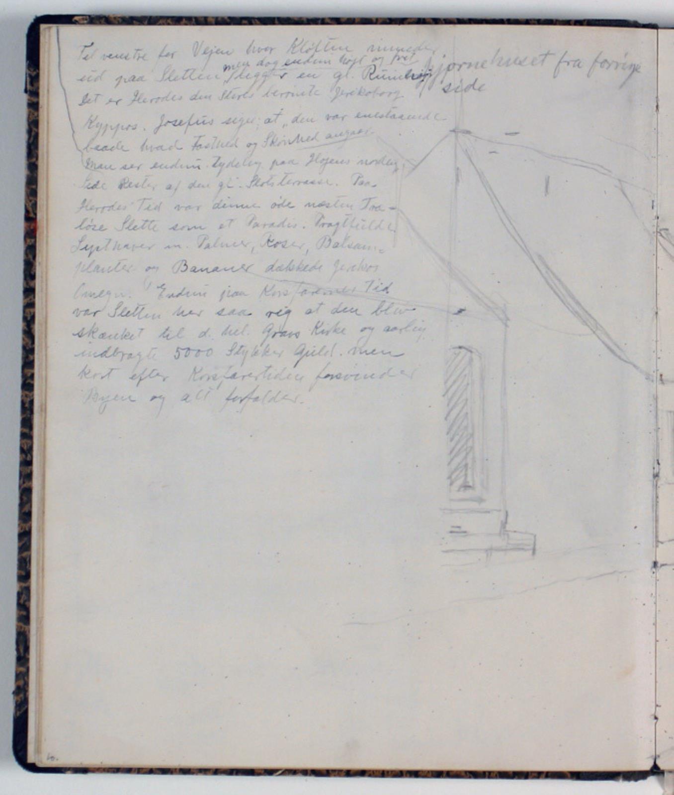 Niels Larsen Stevns, Studier af bygninger. Notater