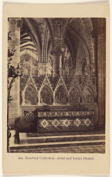Francis Bedford, Hereford Cathedral - Altar and Ladye Chapel.