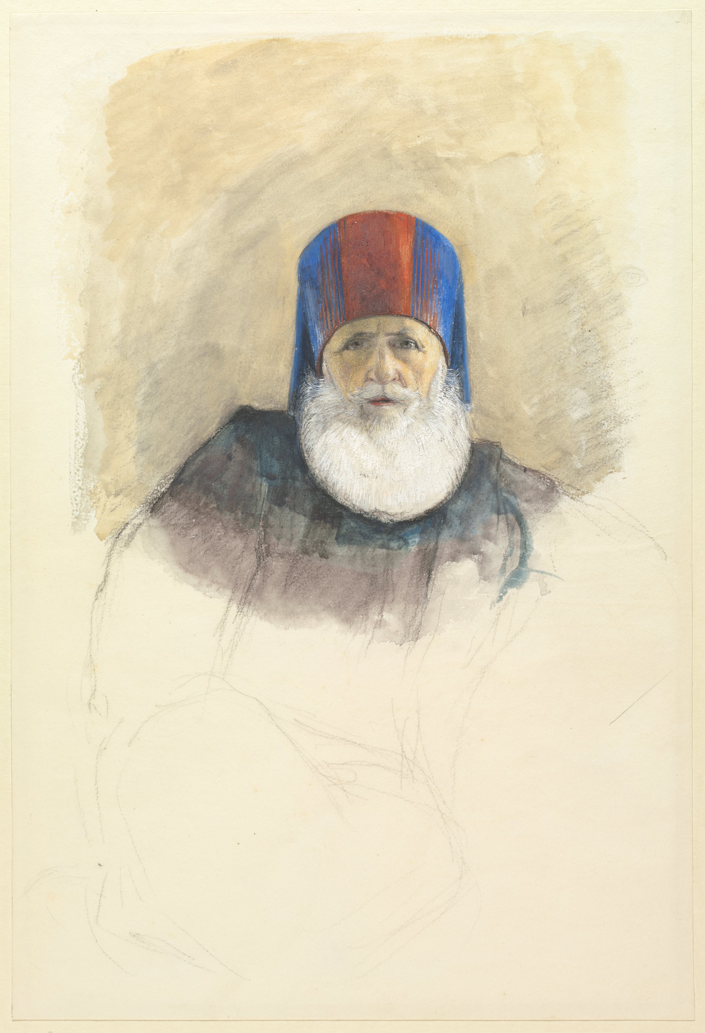 John Frederick Lewis, Study for Mehmet Ali Pasha