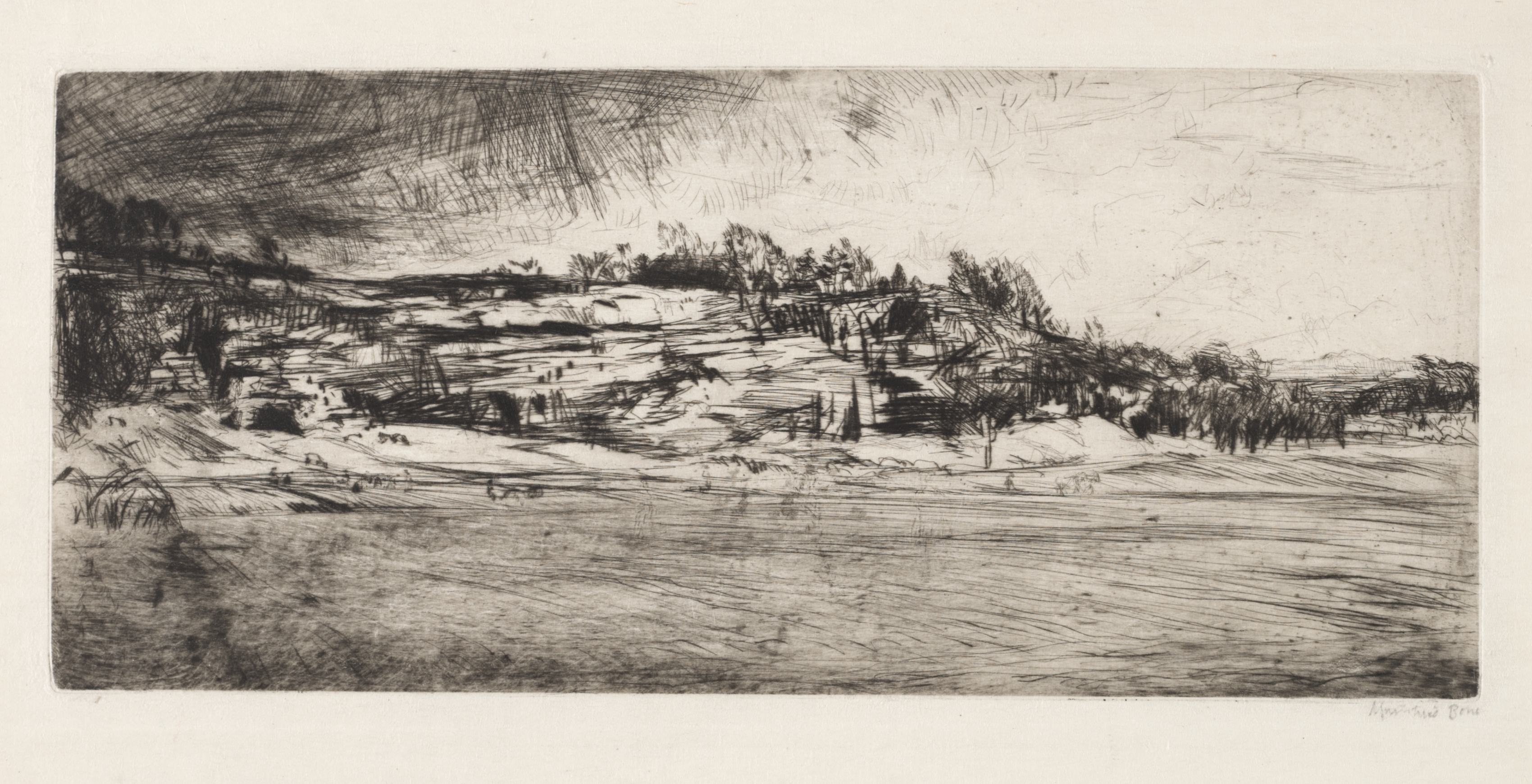 Muirhead Bone, Spring at Cardross