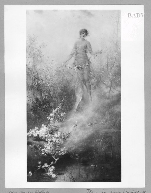 Friedrich August von Kaulbach, " Flora "