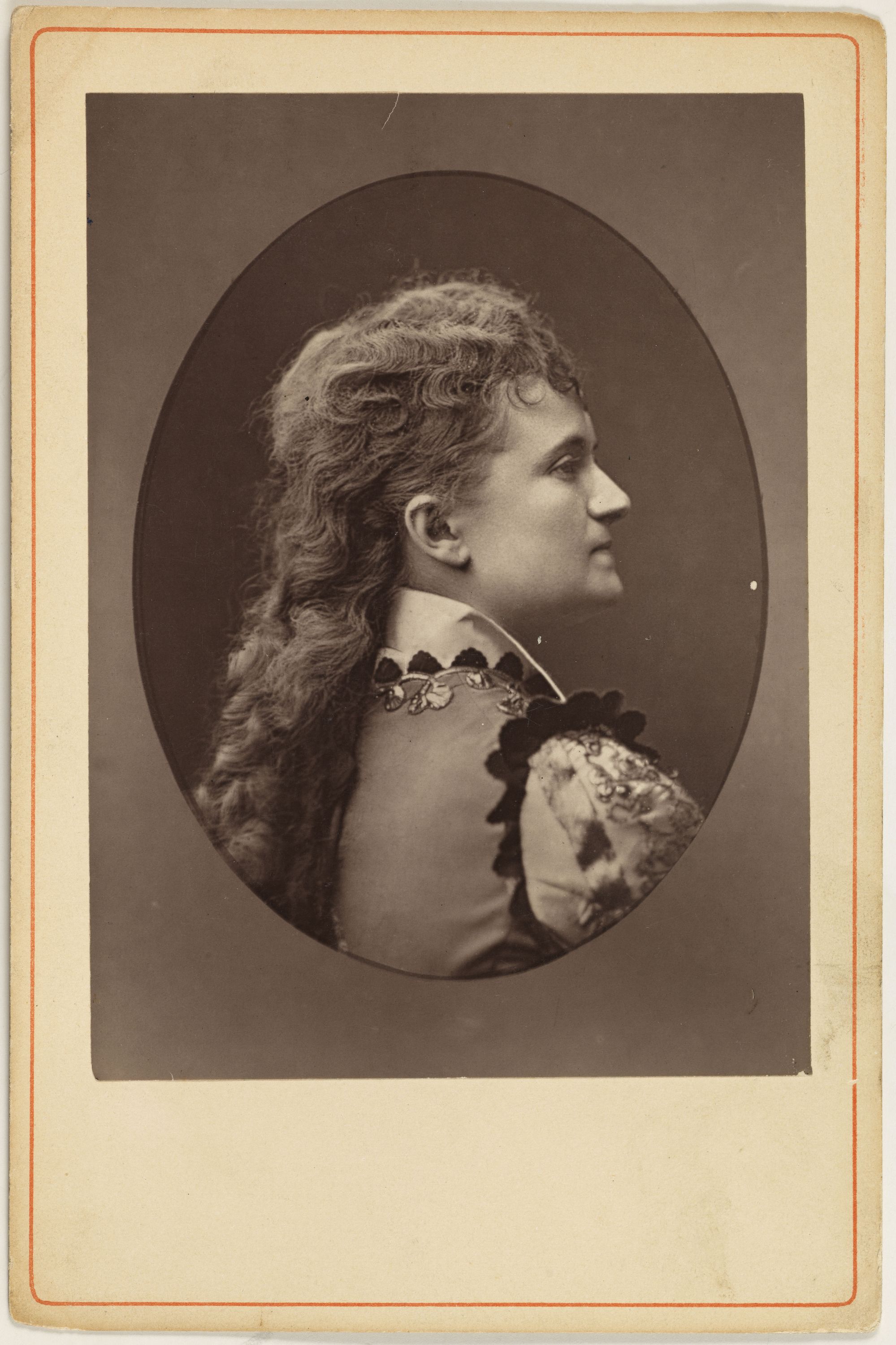Anonyme, Portrait de Bouffar Zulma-Madeleine, (1844- après 1902), actrice