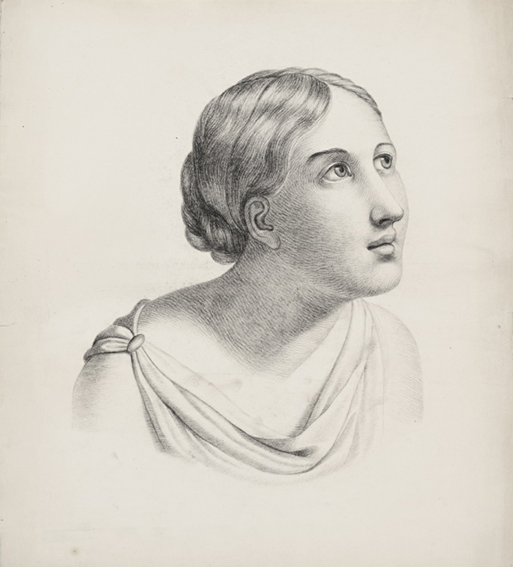 Henriette von (author) Helffreich, Woman’s Head (Mélide)