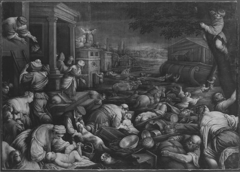 Jacopo Bassano, Die Sintflut (Werkstattkopie)