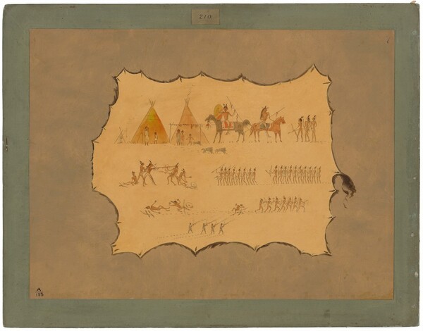 George Catlin, Facsimile of a Cheyenne Robe