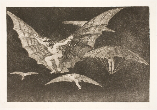 Francisco de Goya, En måde at flyve på (Hvor der er vilje, er der vej)