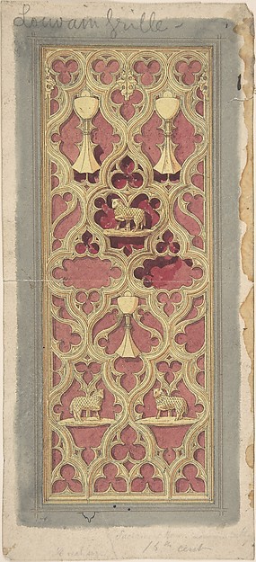 Anonymous, British, 19th century, Louvain Church Grille