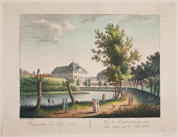 Elias Meyer, Esplanaden ved Øster Port