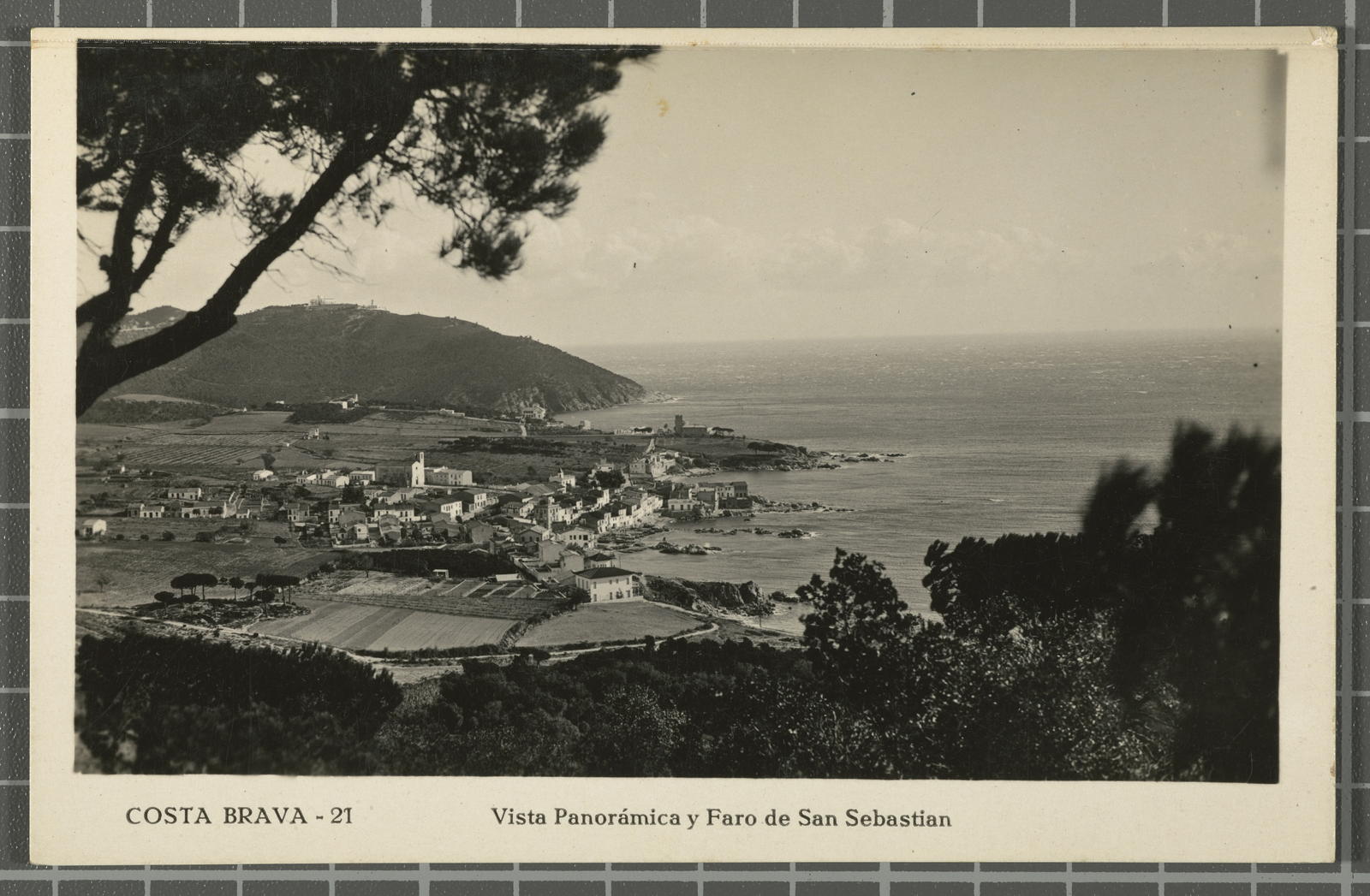 Desconegut, Costa Brava - 21 Panoramic View and Lighthouse of San Sebastian