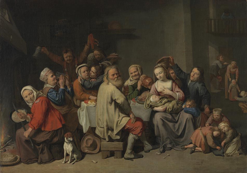 David Ryckaert III, Das Bohnenkönigsfest