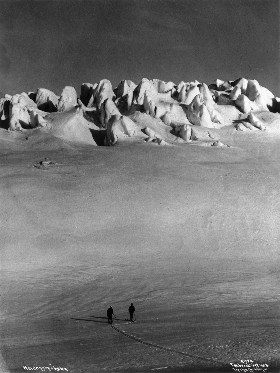 Anders Beer Wilse, Prot: Hardangerjøklen Istakkene 29/5 1908