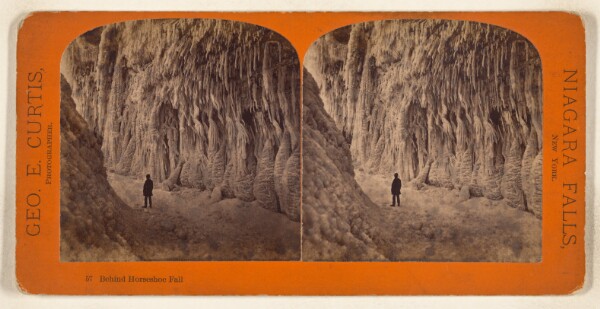 George E. Curtis, Behind Horseshoe Fall [Niagara Falls, N.Y.]