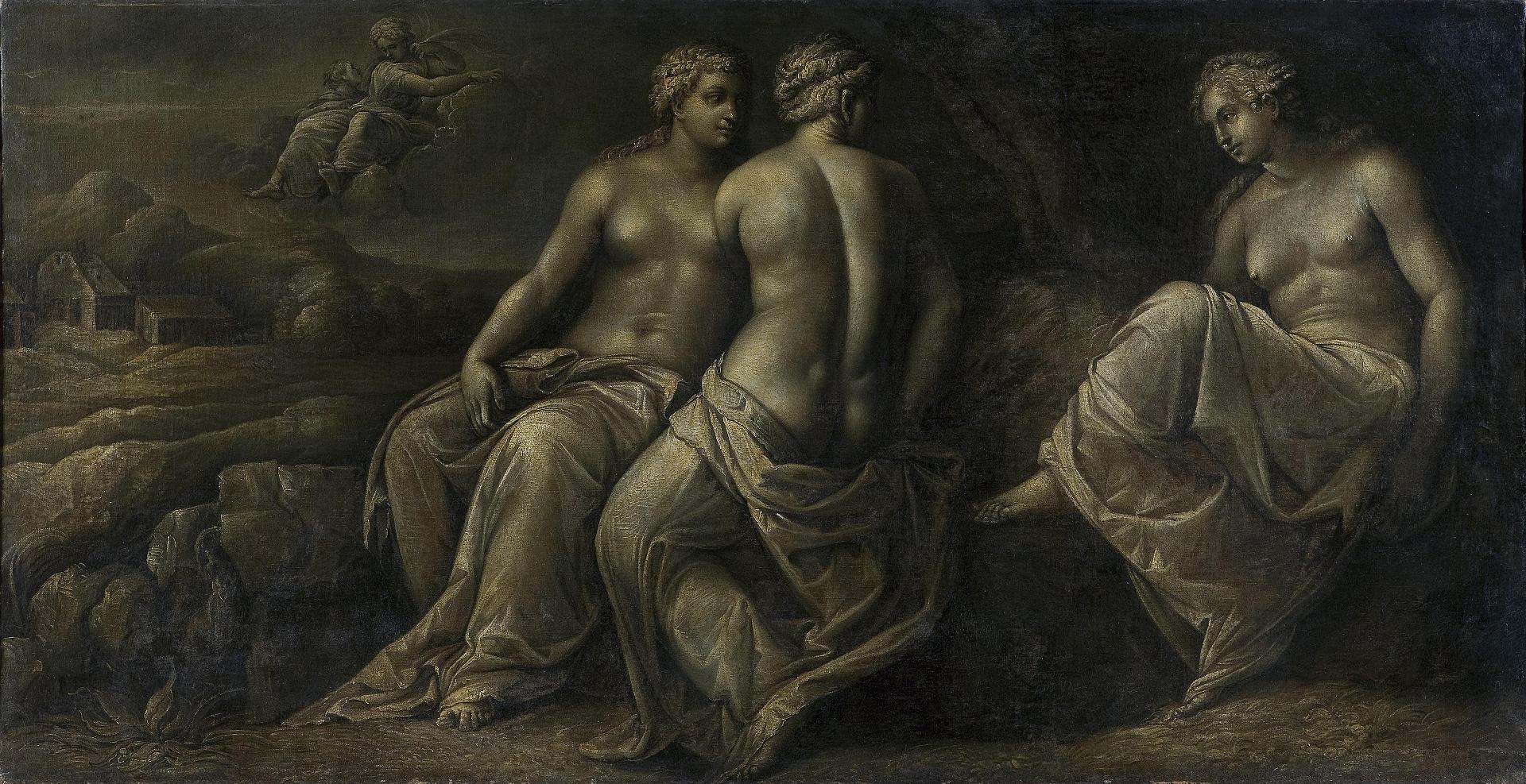 Polidoro da Caravaggio, Psyche and hers Sisters