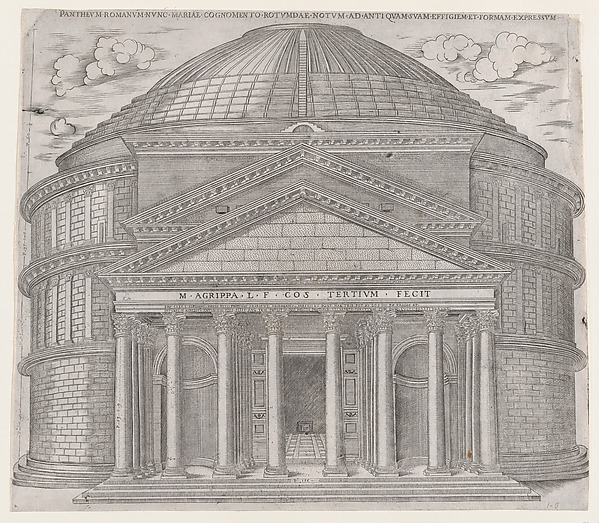 Anonymous, The Pantheon, from "Speculum Romanae Magnificentiae"
