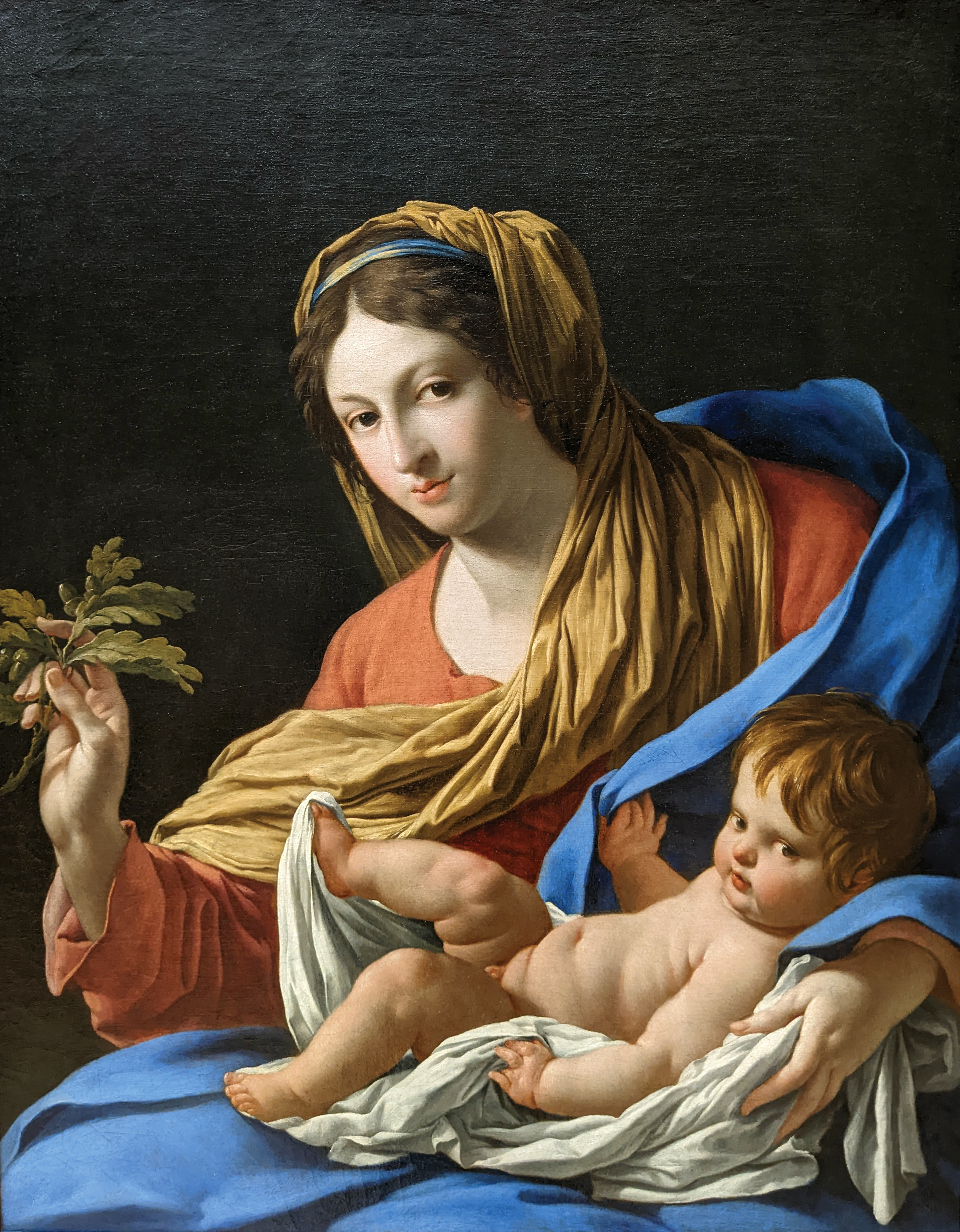 Simon Vouet, Madonna and child