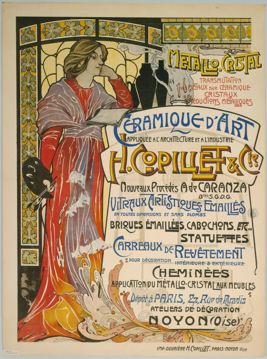 Anonym, CERAMIQUE D'ART; H. COPILLET & Cie.; NOYON (Oise)