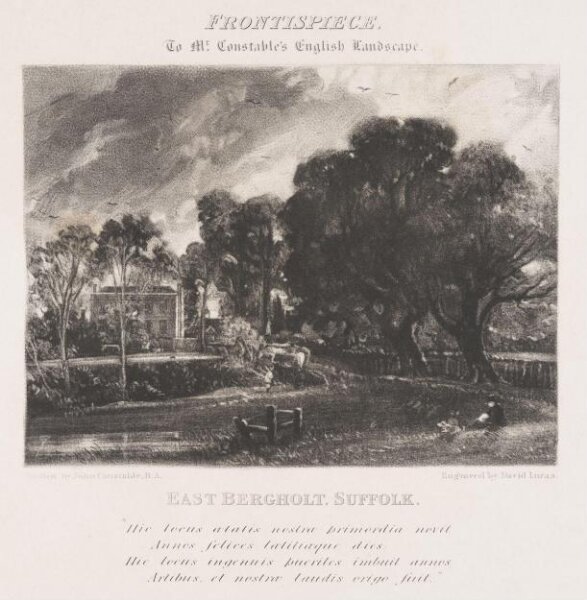 Constable, John RA, EAST BERGHOLT, SUFFOLK
