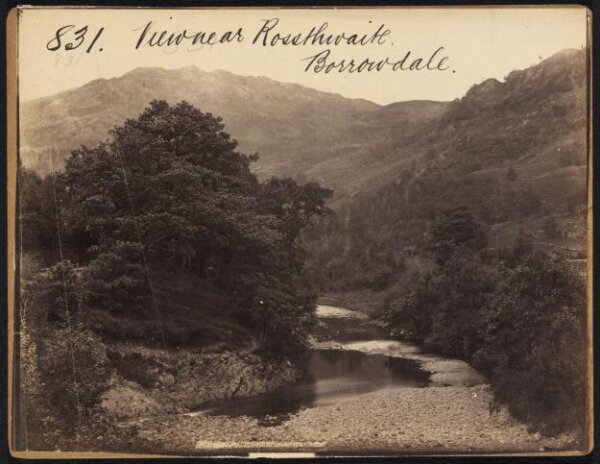 Francis Frith, View near Rossthwaite.  Borrowdale
