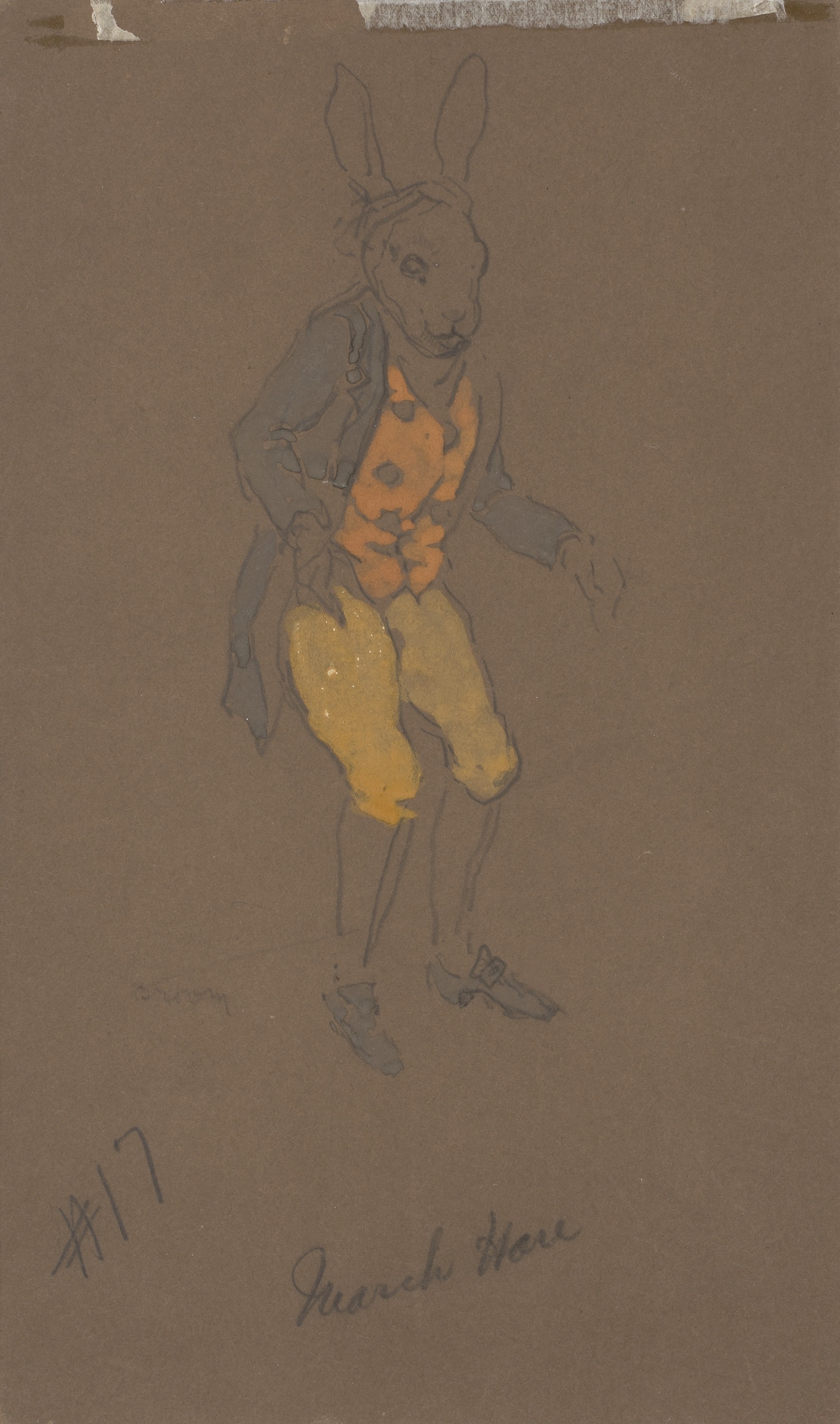William Penhallow Henderson, March Hare (costume Design from Alice-in-Wonderland, 1915)
