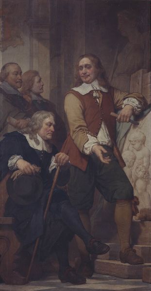 Nicaise De Keyser, The Sculptor Artus Quellinus I in Amsterdam