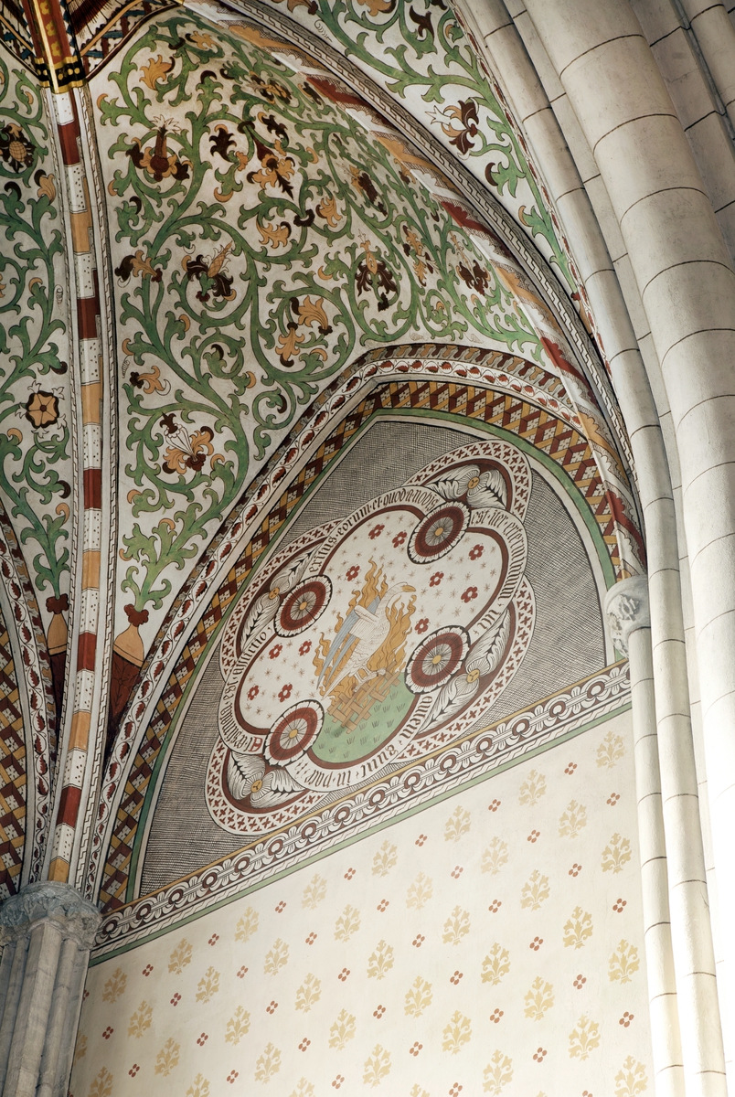 Olle Norling, The west wall of Gustaf Banér’s choir (travé 24), Uppsala Cathedral, Uppsala 2013