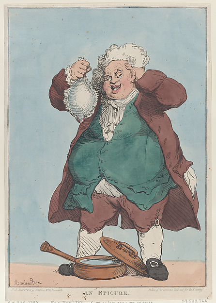 Thomas Rowlandson, An Epicure