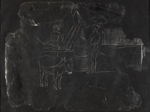Unknown, One of forty-five drawings of Muharram scenes, occupations, festivals and ceremonies.