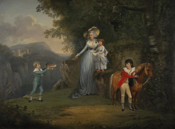 Alexander Nasmyth, Lady Honyman and her family