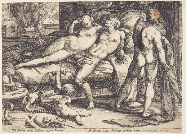Hendrick Goltzius, Mars og Venus overraskes af Vulkan
