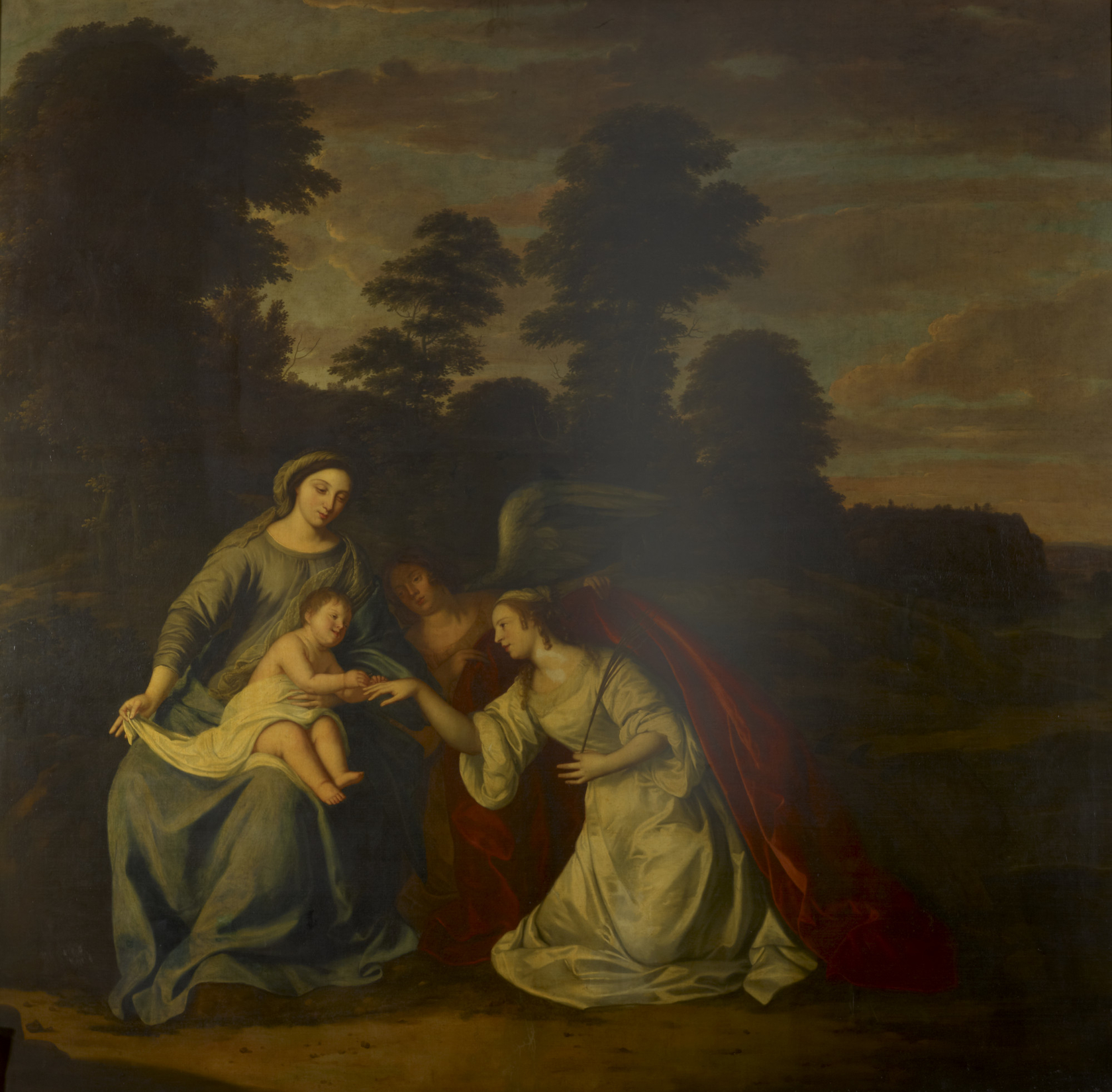 Hendrick Danckerts, The Mystic Marriage of St. Catherine